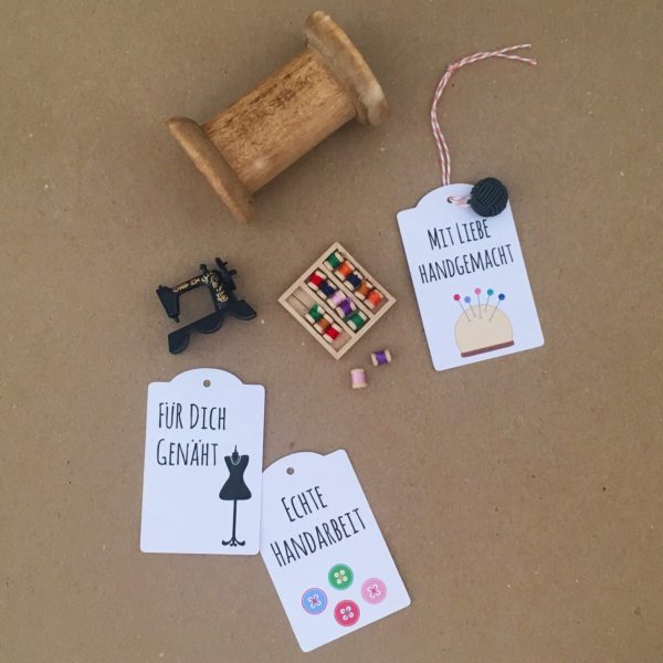 Anhänger-Set Nähatelier (10 Stk.) – Bild 5