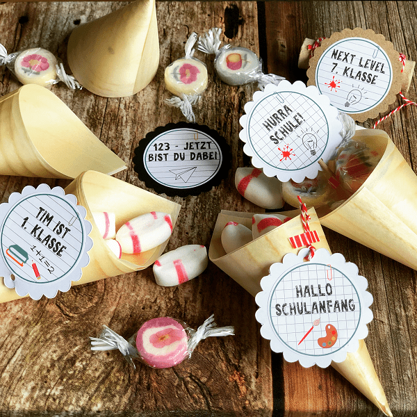 Personalisiertes Aufkleber-Set Schule (20 Stk.) – Bild 5