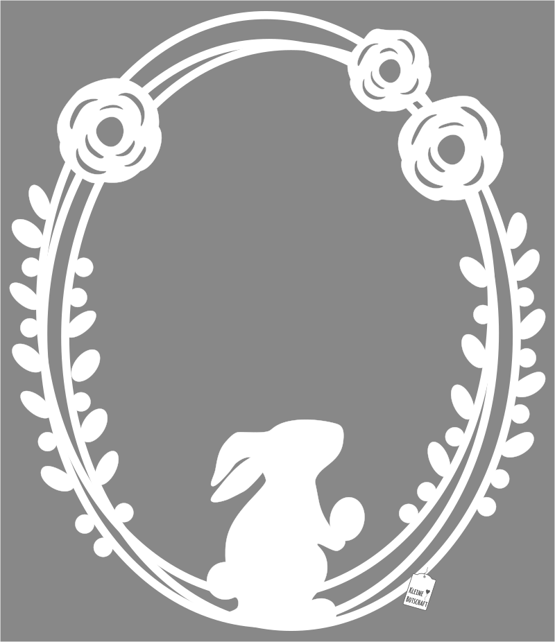 Vinylsticker "Hasenkranz" – Bild 3