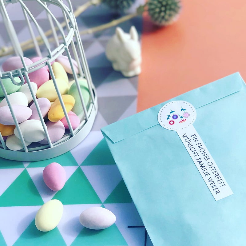 Verschlussetiketten "Blumenwiese" (12 Stk.) – Bild 2