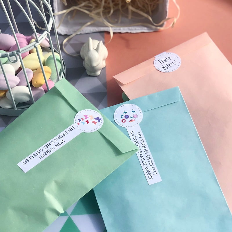 Verschlussetiketten "Frohe Ostern" (12 Stk.) – Bild 2
