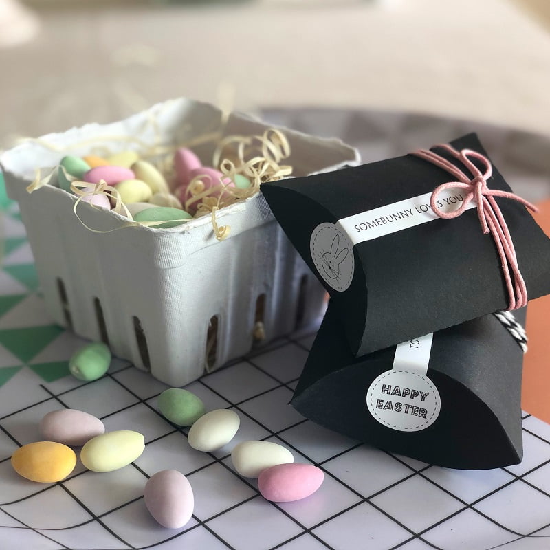 Verschlussetiketten "Happy Easter" (12 Stk.) – Bild 2