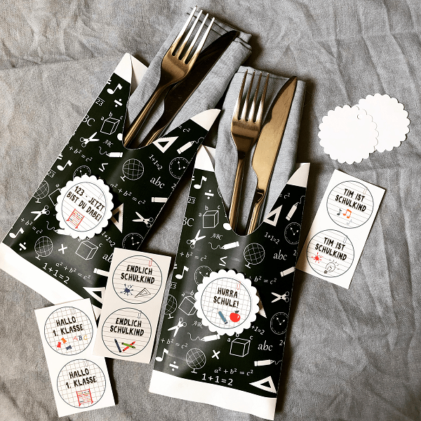 Personalisiertes Aufkleber-Set Schule (20 Stk.) – Bild 7