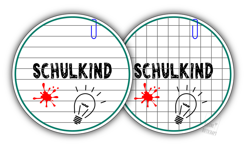 Personalisiertes Aufkleber-Set Schule (20 Stk.) – Bild 10