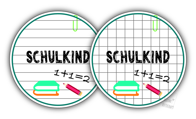 Personalisiertes Aufkleber-Set Schule (20 Stk.) – Bild 11