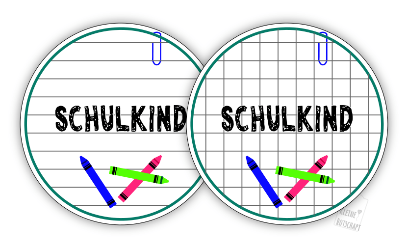 Personalisiertes Aufkleber-Set Schule (20 Stk.) – Bild 13