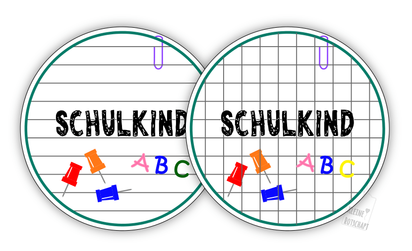 Personalisiertes Aufkleber-Set Schule (20 Stk.) – Bild 15