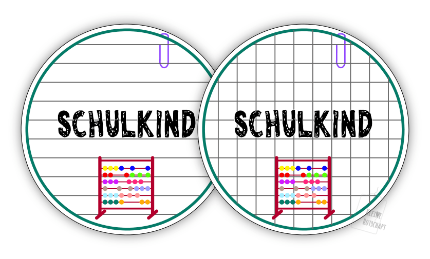 Personalisiertes Aufkleber-Set Schule (20 Stk.) – Bild 19