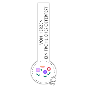 Verschlussetiketten "Blumenwiese" (12 Stk.)