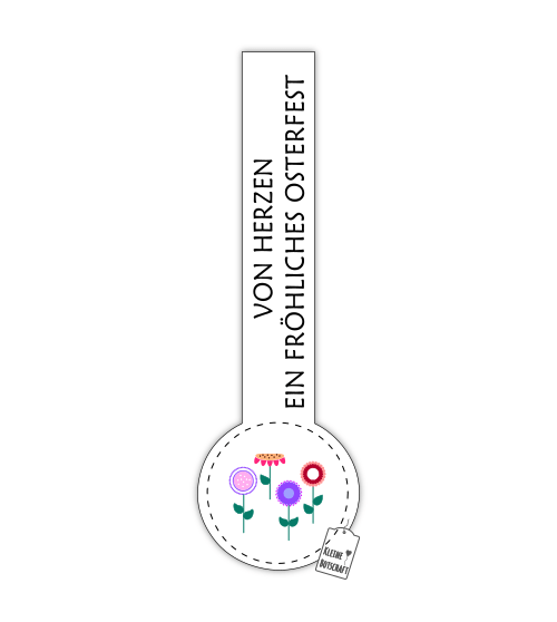 Verschlussetiketten "Blumenwiese" (12 Stk.)